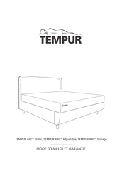 TEMPUR ARC Storage Mode D'emploi Et Garantie