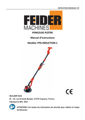 Feider Machines FPG-INDUCTION-1 Manuel D'instructions