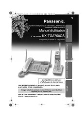 Panasonic KX-TG2750CS Manuel D'utilisation