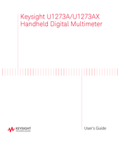 Keysight Technologies U1273A Guide De L'utilisateur
