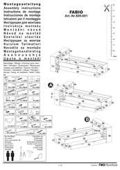 FMD Furniture FABIO 809-001 Instructions De Montage