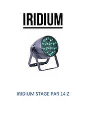 Iridium STAGE PAR 14Z Mode D'emploi