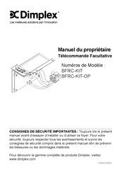 Dimplex BFRC-KIT Manuel Du Propriétaire