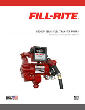 GORMAN-RUPP Fill-Rite FR311V Manuel D'installation Et D'utilisation