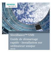 Siemens Siveillance VMS Guide De Démarrage Rapide