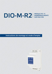 Sentera Controls DIO-M-R2 Instructions De Montage Et Mode D'emploi
