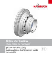 Hainbuch SPANNTOP mini Axzug Notice D'utilisation