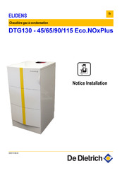De Dietrich DTG130 - 45 Eco.NOxPlus Notice D'installation