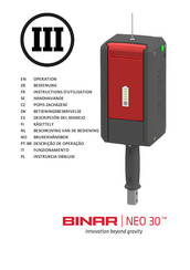 BINAR NEO 30 Instructions D'utilisation