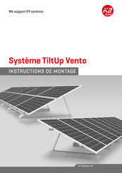 K2 Systems TiltUp Vento Instructions De Montage