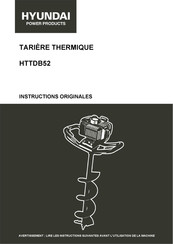 Hyundai power products HTTDB52 Instructions Originales