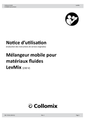 Collomix LevMix Notice D'utilisation