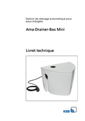 KSB AmaDrainer-Box Mini Livret Technique