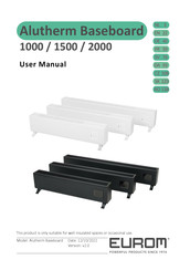 EUROM Alutherm Baseboard 2000 Mode D'emploi