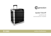 Thomann fun generation Speaker ToGo BT Notice D'utilisation