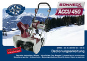 Sonneck SNOW MASTER ACCU 450 Mode D'emploi