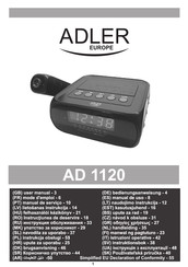 Adler europe AD 1120 Mode D'emploi