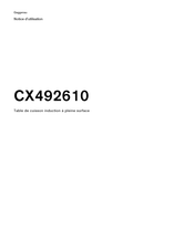 Gaggenau CX492610 Notice D'utilisation