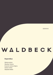Waldbeck 10034543 Mode D'emploi