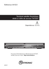 Metronic ASTRA TNTSAT Mode D'emploi