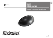 Motorline professional RAP50 Manuel Utilisateur/Installateur