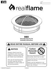 RealFlame 980 Instructions De Montage