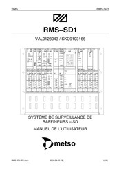 metso RMS-SD1 Manuel De L'utilisateur