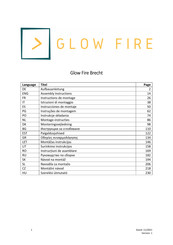 Glow Fire Brecht Instructions De Montage