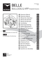 Altrad Belle BULLDOG & HPP Manuel De L'opérateur