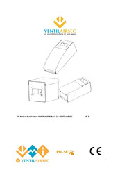 VENTILAIRSEC VMI PULSE'R Basic 2 Notice D'utilisation