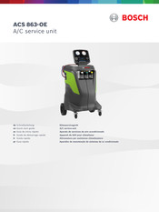 Bosch ACS 863-OE Guide De Démarrage Rapide