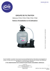 GRE 777614 Notice D'installation Et D'utilisation