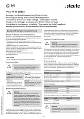 steute RF 95 EN868 Instructions De Montage