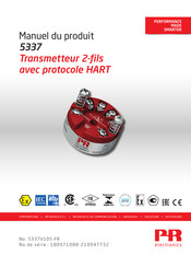 PR electronics 5337 Manuel Du Produit