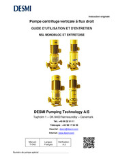 Desmi NSL125-215 Guide D'utilisation Et D'entretien