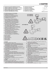 sauter UVC102MF080 Instructions D'entretien