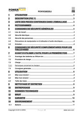 Powerplus POWXG8020LI Mode D'emploi