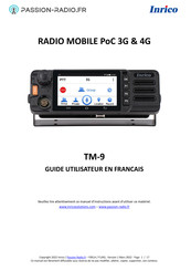 Inrico TM-9 Guide Utilisateur