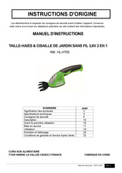 Starline HL-HT05 Manuel D'instructions