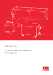 ACO Grease Trap Guide D'installation Et De Maintenance