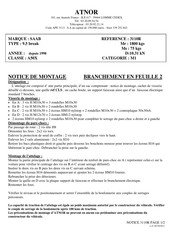 Atnor 3110R Notice De Montage