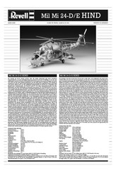 REVELL Mil Mi 24-D/E HIND Mode D'emploi