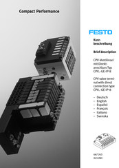 Festo CPV GE-IP-8 Serie Brève Description