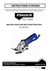 POWER ACTION MS7663LX Instructions D'origine