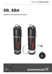 Grundfos SBA 3-45 Instructions