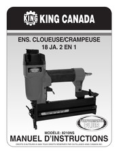 King Canada 8210NS Manuel D'instructions