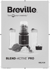 Breville Blend Active Pro VBL212X Instructions