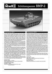 REVELL Schutzenpanzer BMP-2 Mode D'emploi