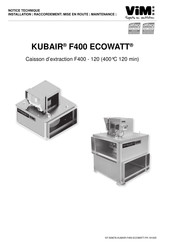 ViM KUBAIR F400 ECOWATT MV Notice Technique