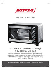 MPM MPE-06/T Manuel D'utilisation